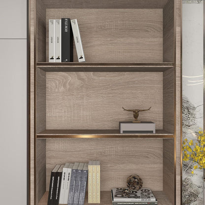 Selbstklebende Möbelfolie Hellgrau Eiche Matt 40CMx3M Woodgrain-Deko DIY Vinyl