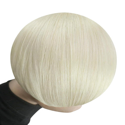 Echthaar Bonding Extensions Blond 35cm – Platinblond