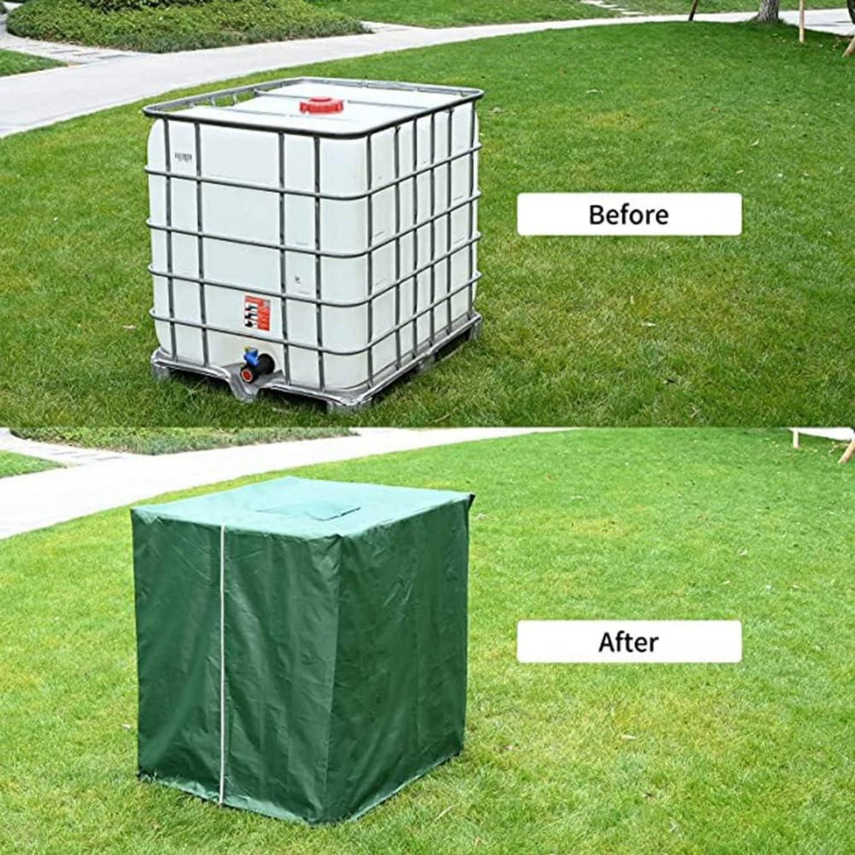 IBC Tank Abdeckung 1000l Regenwasser Schutzhülle Behälter Cover