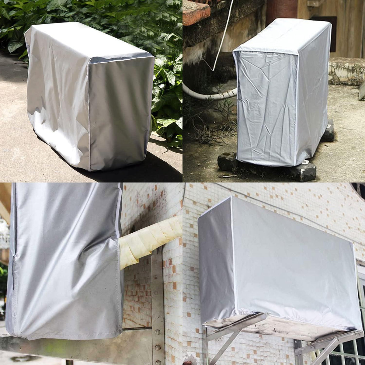 Wasserdichte Außenklimaanlage Schutzhülle Anti-Staub Anti-Schnee 86x32x56cm