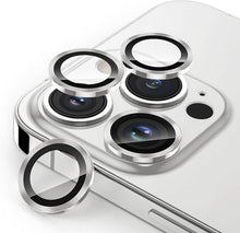 Kameraschutz für iPhone 14 Pro Max, 9H Glas Protector, Silber