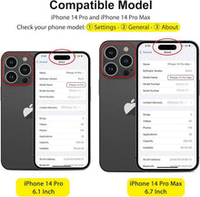Kameraschutz Glas für iPhone 14 Pro/14 Pro Max, 9H