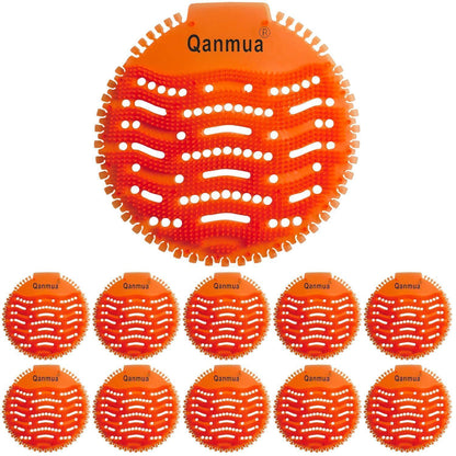 Urinalsieb mit Duft – 10er Pack Orange Zitrus