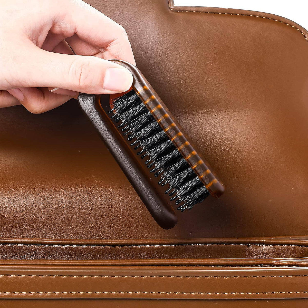 Faltbare Reisehaarbürste Pocket Mini Haarkamm Borsten für dünnes