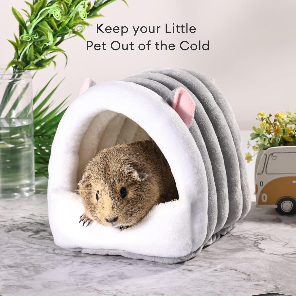 Meerschweinchenbett Winter Warmes Gemütliches Haus Versteck