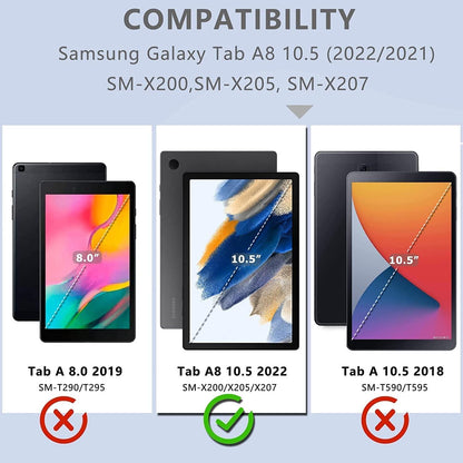 KATUMO Kinder Silikon Hülle Samsung Galaxy Tab A8 10.5 Zoll