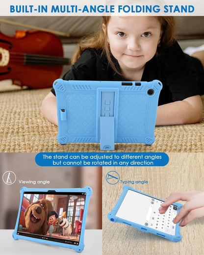 KATUMO Kinder Silikon Hülle Schultergurt Stylus Pen Samsung Tab A8