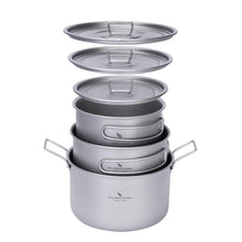 Titan Kochtopf Set Camping – Ultraleicht & Vielseitig