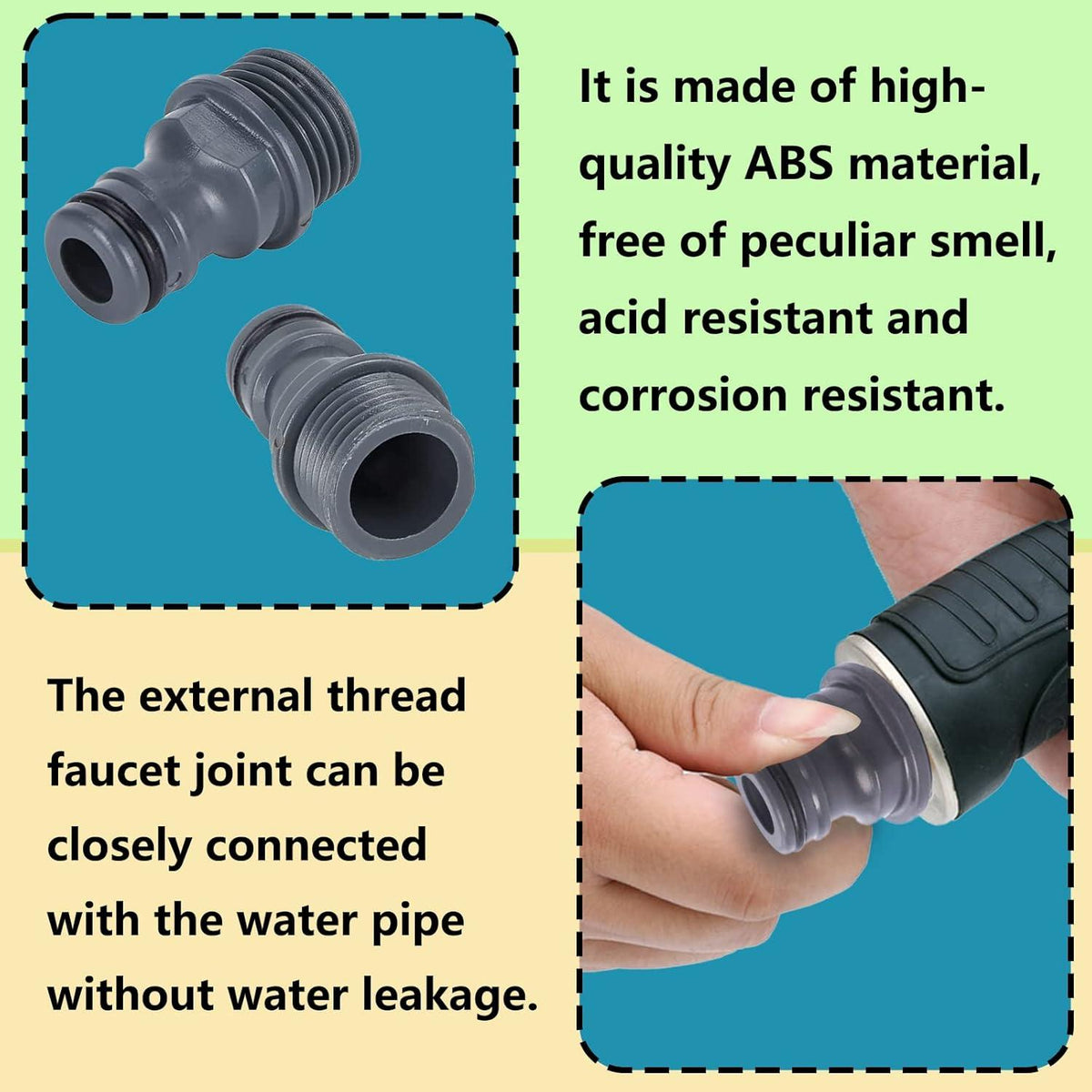 Schlauchverbinder Gartenschlauch Kupplung Wasserhahn Adapter