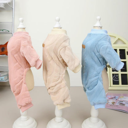 Hundepullover Fleece Winterwarm Rosa - Größe M