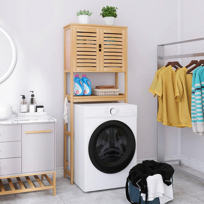 Bad Lagerung Regal Bambus Toilettenständer 3-Tier verstellbar