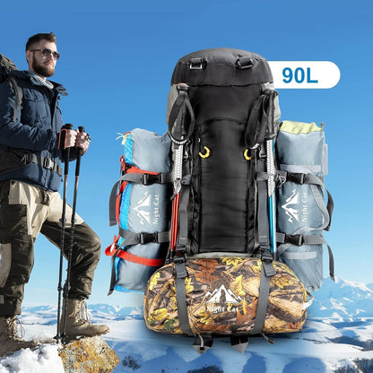 Night Cat 90L Wanderrucksack Trekkingrucksack Herren Damen