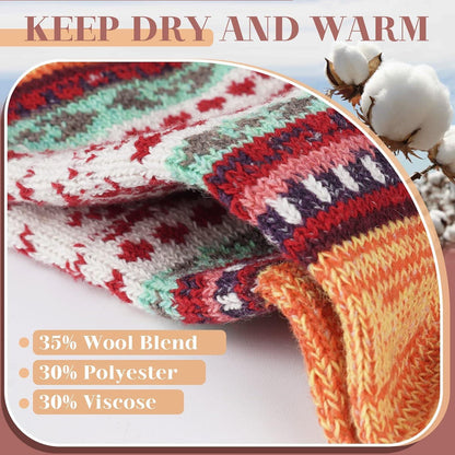 Wollsocken Damen Weihnachtsgeschenke Warme Thermosocken 2023