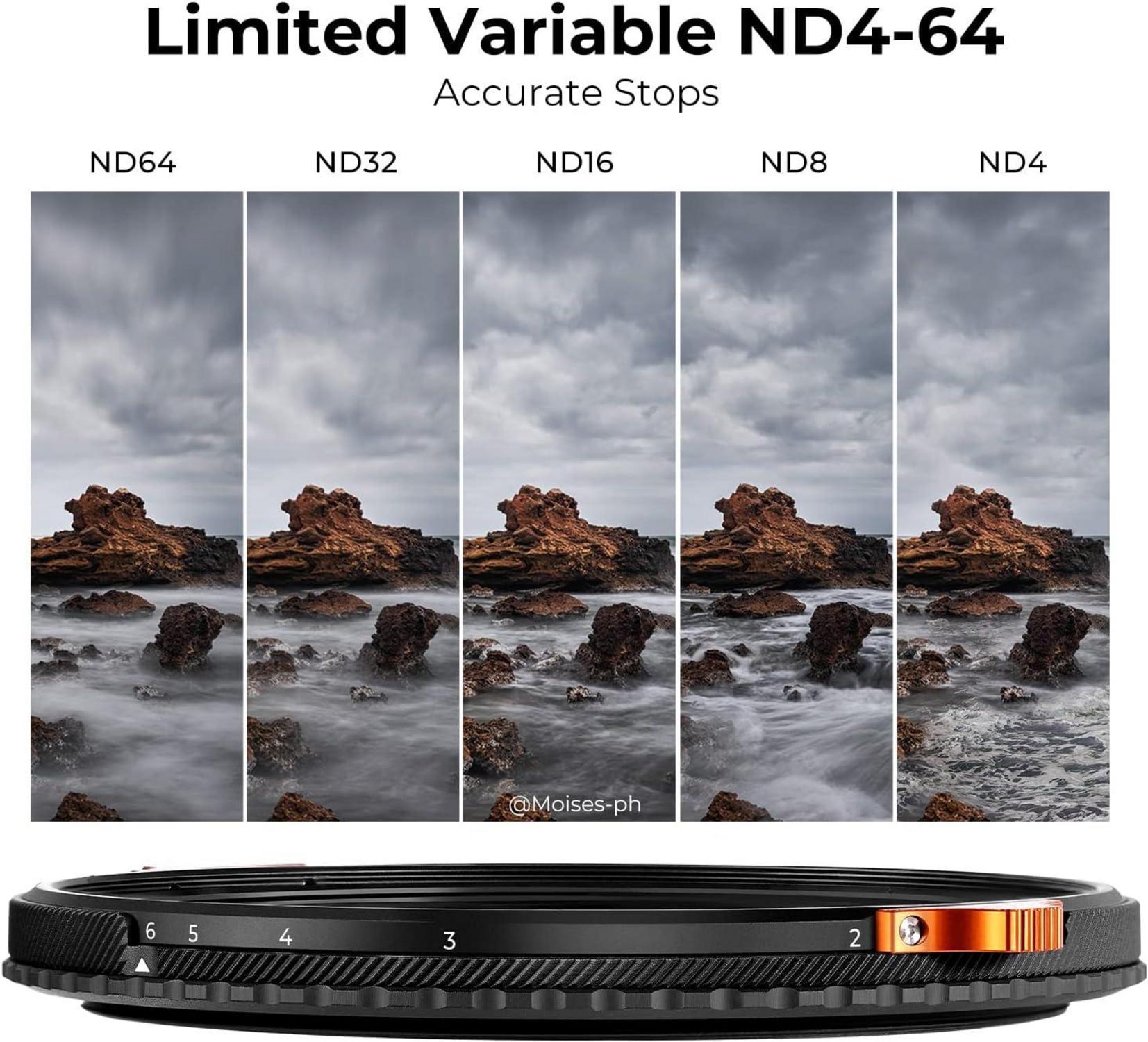 K&F Concept Nano-X 77mm ND CPL Filter Multifunktionaler Graufilter Polfilter