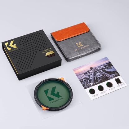 K&F Concept Nano-X 77mm ND CPL Filter Multifunktionaler Graufilter Polfilter