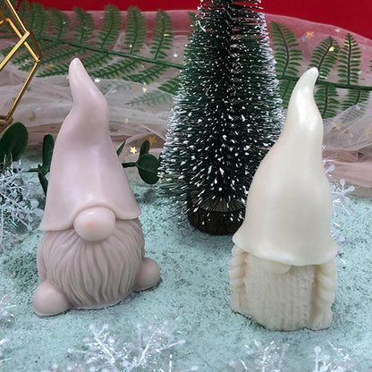 2x Weihnachtsmann Silikonform für Kerzen & Seife – DIY Geschenkidee