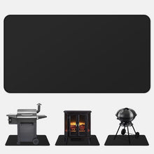 Feuerfeste Grillmatte Hitzebeständig BBQ Terrasse Teppich 106 x 61 cm