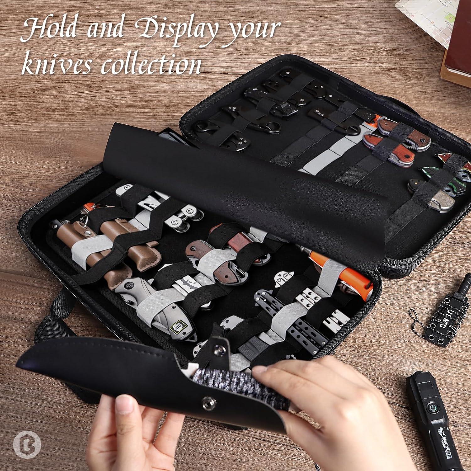 Messertasche für 61+ Taschenmesser mit Schultergurt