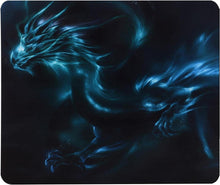 Kleines Mauspad Drache Motiv rutschfeste Gummibasis 18x16 cm
