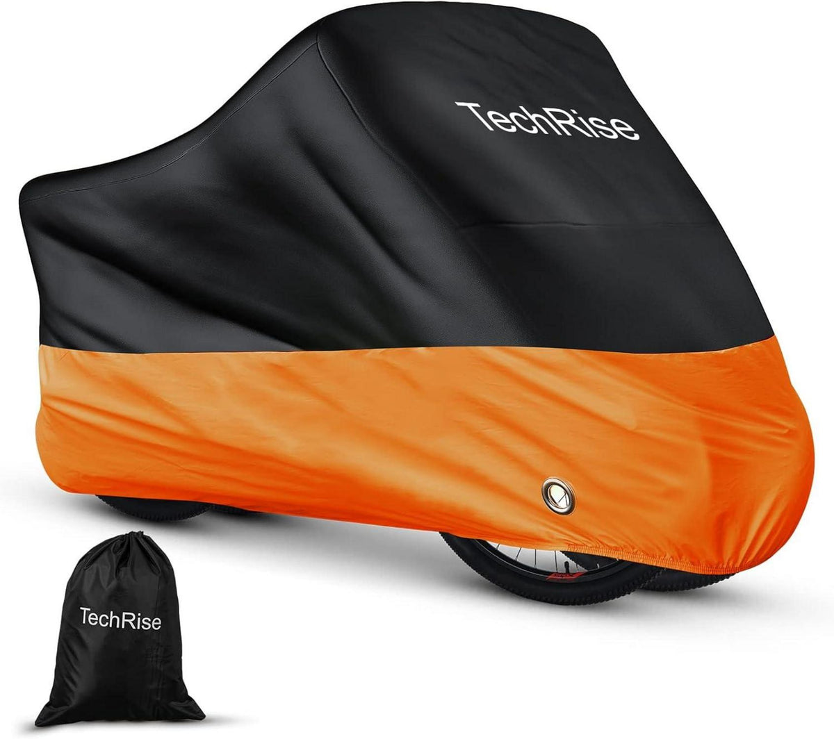 Fahrradabdeckung 210D Oxford wasserdicht 220x110x95 cm Orange