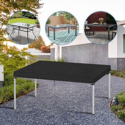 Wasserdichte Gartenmöbel Abdeckung 150x90x15cm Rechteckig