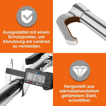 Auto Lenkradschloss mit Teleskopfunktion & 3 Schlüsseln