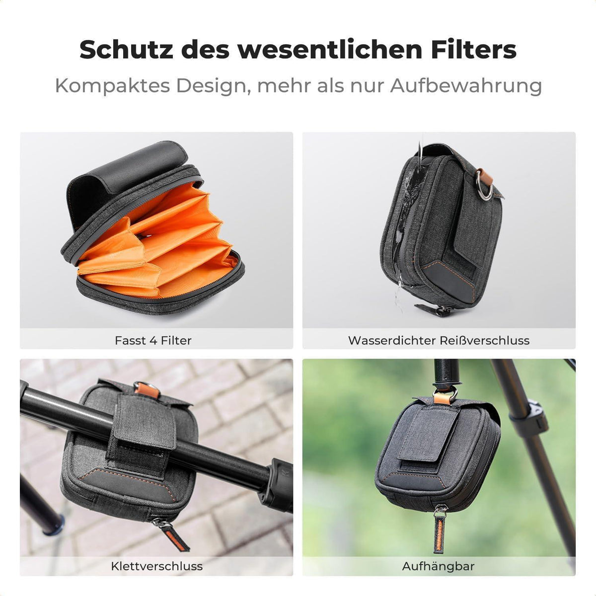 Magnetisches Filterset 58mm mit GND8, ND8, ND64, ND1000