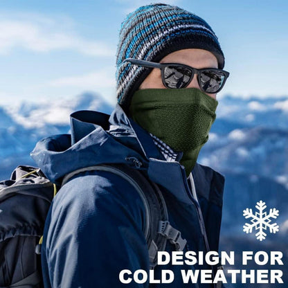 Winddichter Winter-Halswärmer für Ski & Snowboard – Grün