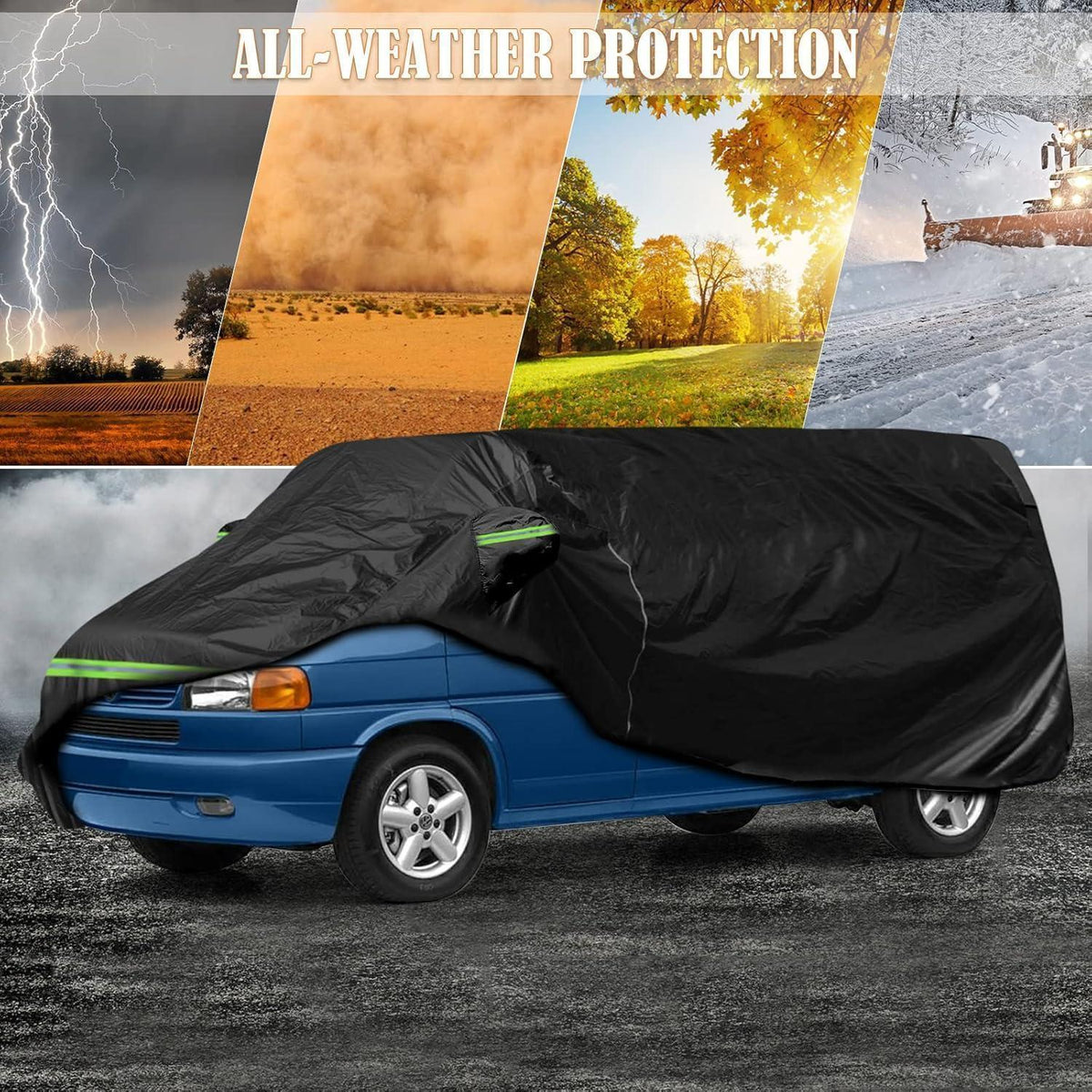 Auto Abdeckung VW Transporter T4 1995-2004, Wasserfest & Schutz