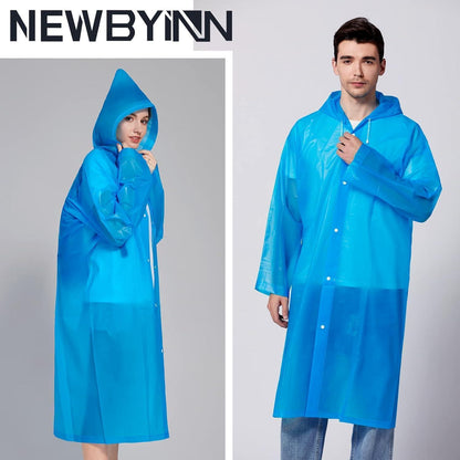Wasserdichter Regenponcho Damen Herren – Faltbar & Wiederverwendbar