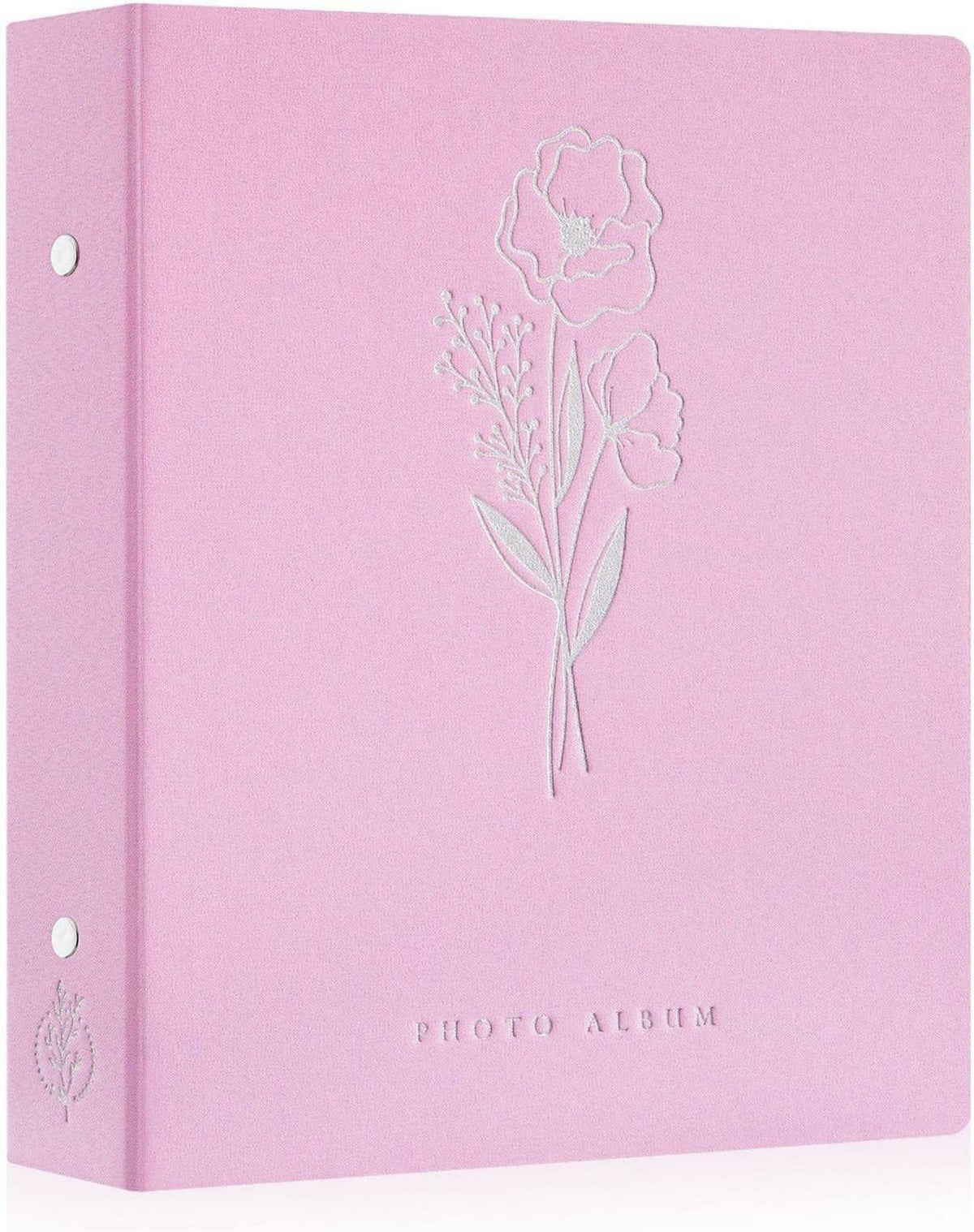 Fotobuch 10x15 Einsteckalbum 400 Fotos Leinen Hochformat Rosa