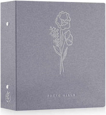 Fotobuch 1000 Fotos 10x15 Leinen Einsteckalbum Grau XXL