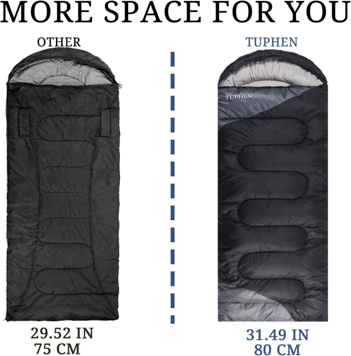 Schlafsack 3-4 Jahreszeiten Camping Schlafsäcke für