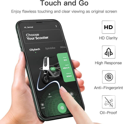 Full Screen Schutzfolie für iPhone 11 Pro Max XS Max 6,5 Zoll Schwarz