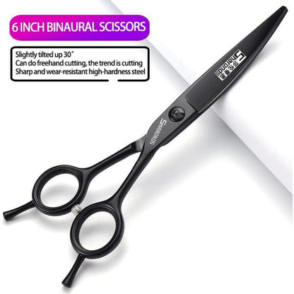 440C Edelstahl Friseurschere Set – 6 Zoll (5 Stück)