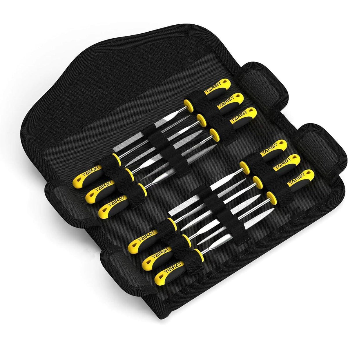 Nadelfeilen Set 12tlg – Metall, Diamant & Werkzeugtasche