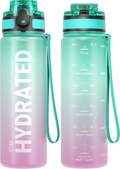Trinkflasche BPA-freies Tritan Auslaufsicher 750ml Gym°Camping°Camping