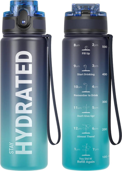 Sport Trinkflasche BPA-frei Tritan 500ML Auslaufsicher Tiefsee 17oz