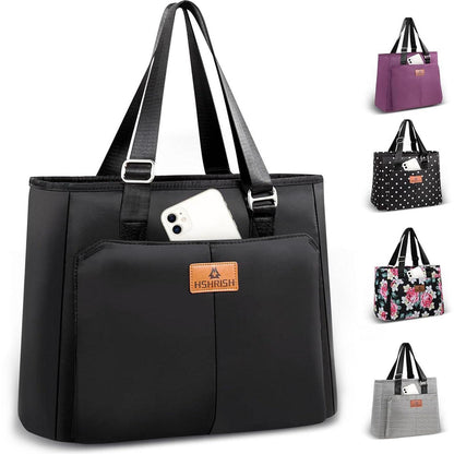 Lunchtasche 15L – Isolierkühltasche für Damen, Schwarz