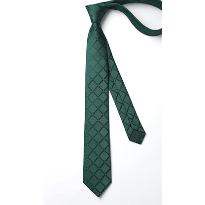 Herren Krawatte schmal 6cm Seide Paisley/Karriert/Gestreift für Business & Hochzeit