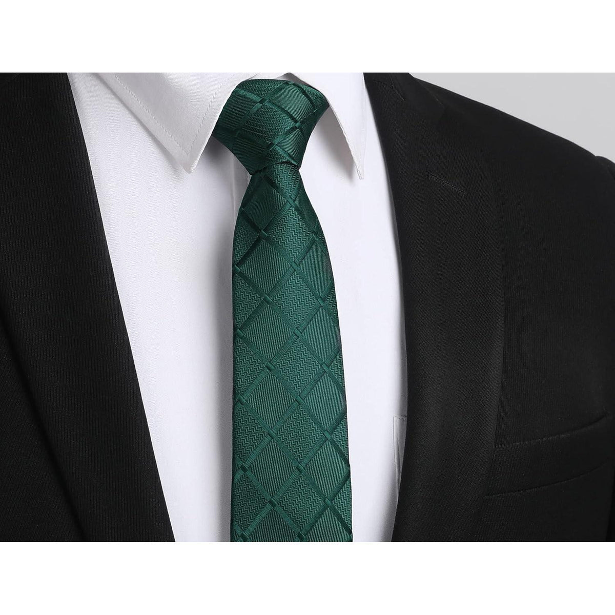 Herren Krawatte schmal 6cm Seide Paisley/Karriert/Gestreift für Business & Hochzeit