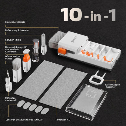 Screen Cleaner Kit Tastaturreinigungsset Laptop Tablet Reiniger Kamera-Tuch
