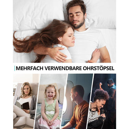 Schlaf-Ohrstöpsel Silikon S/L – Geräuschreduzierung & Komfort