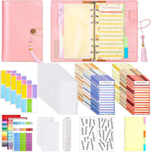 A6 Budget Binder PU Leder Haushaltsbuch Geld Organizer