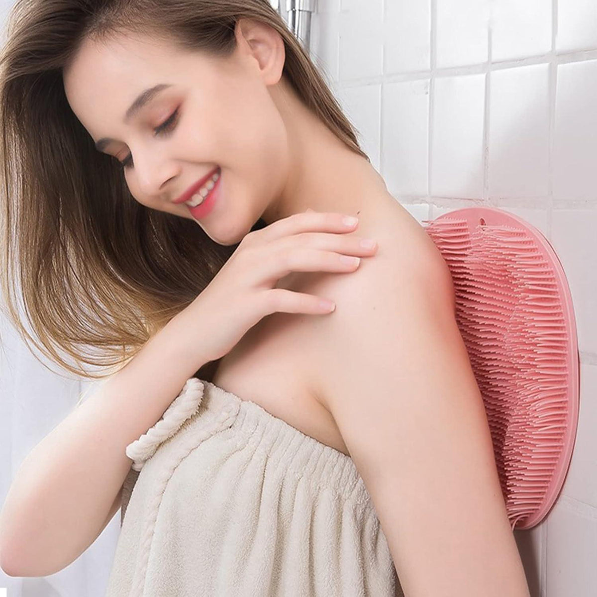 Dusch Fußmassagegerät Scrubber Silikon-Massagepad 2 Stück