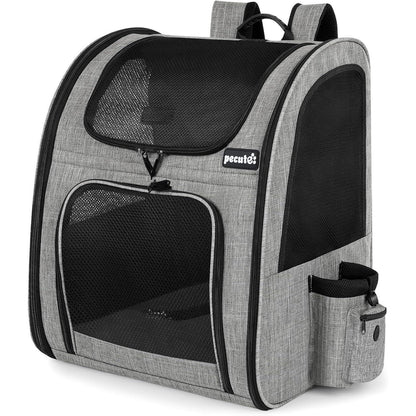 Haustier Rucksack XL atmungsaktiv mit Netzfenster für 6-10 kg