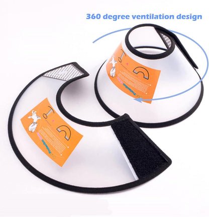 Hundekegel Halsband Verstellbar Anti-Bite Schutzkragen Großer Hund 22-30cm
