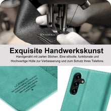Samsung Galaxy A14 Hülle Leder Wallet Case mit Standfunktion
