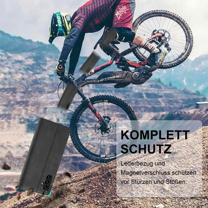 Ailicici Samsung Galaxy A14 Hülle Leder Brieftasche Schwarz