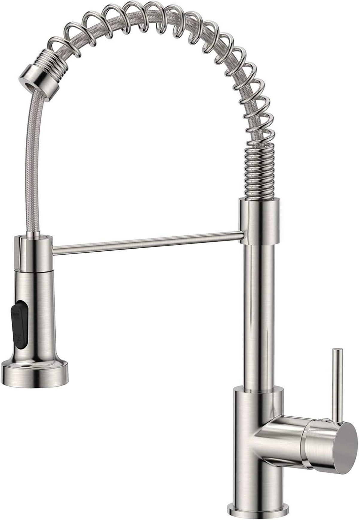 Moderne Hochdruck Küchenarmatur mit Brause & Edelstahl Finish
